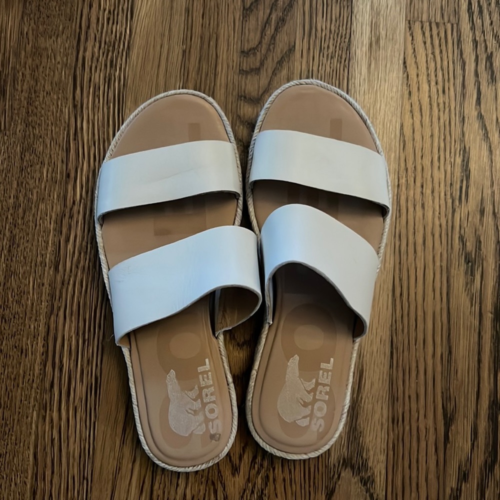 Sorel cream sandal Ella size 6